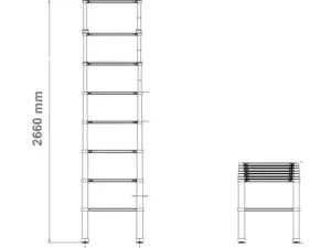 Hapro - Extra lange Leiter (2,6m)