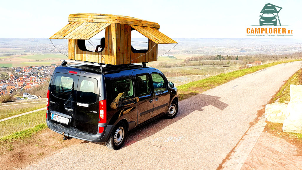 Dachzelt aus Holz